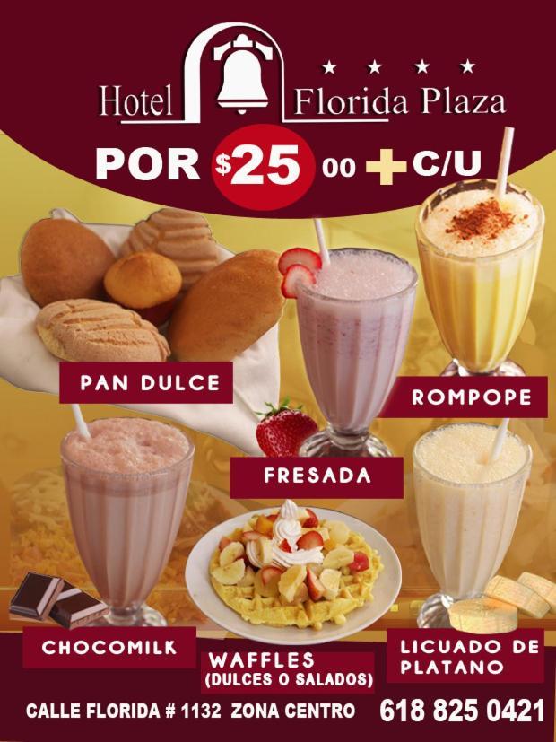 Hotel Florida Plaza Durango Bagian luar foto